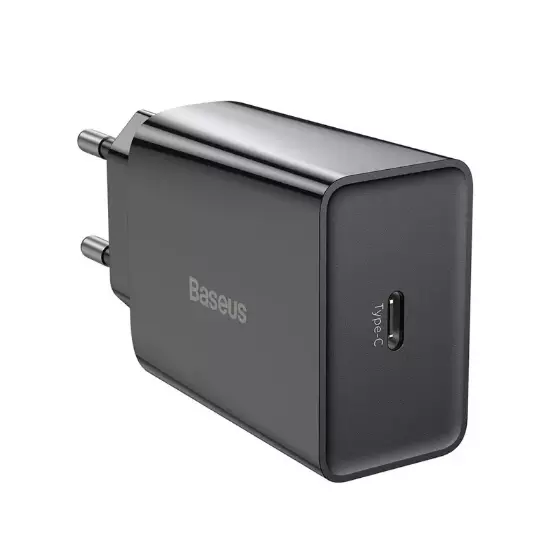 شارژر دیواری ۲۰ واتی بیسوس مدل Baseus Speed Mini Quick Charger 1C CCFS